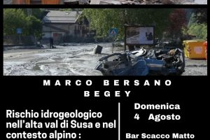 4 agosto 2024 – Rischio idrogeologico in alta val di Susa