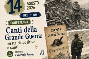 14 agosto 2026 – Serate CAI – Canti della grande guerra